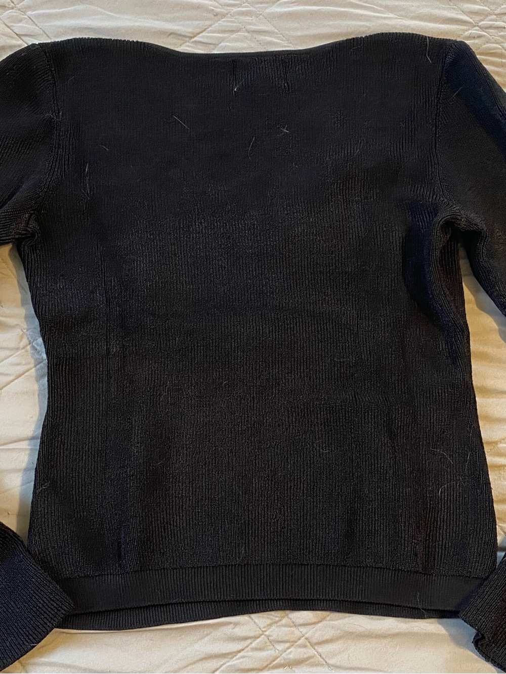Pinque Black Ribbed Sweater - Picture 5 of 5